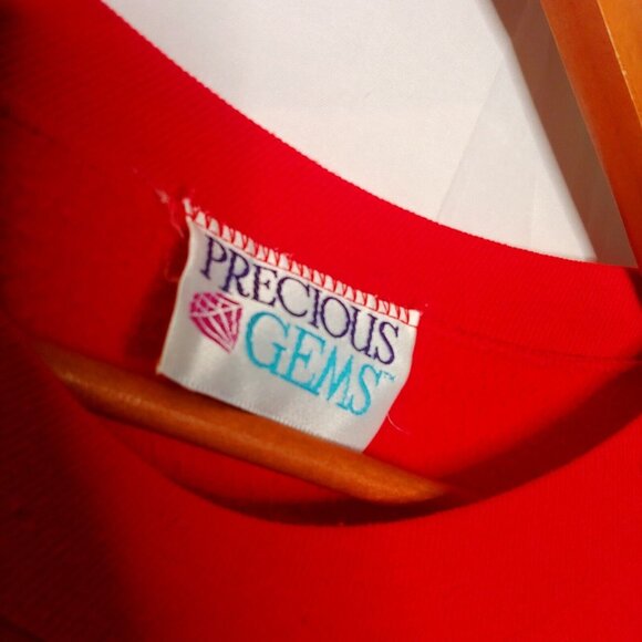 Vintage Christmas Nightgown OSFM S-XL Red Christmas Bears Cat Glitter Retro - Picture 6 of 10